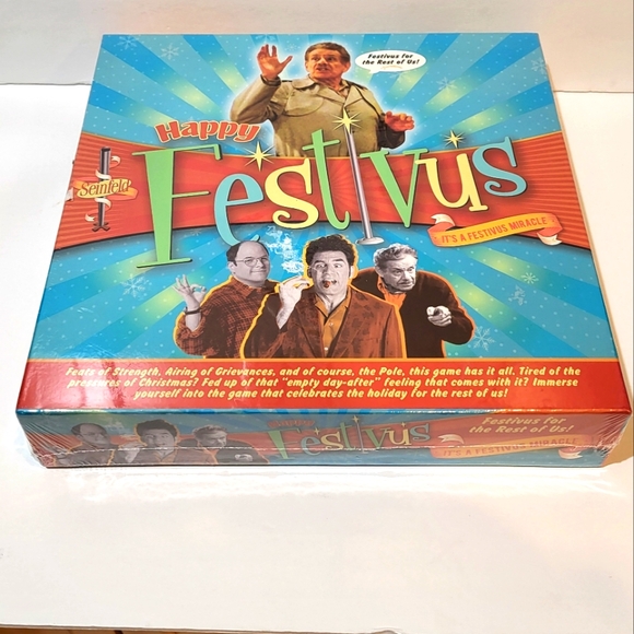 Seinfeld Festivus Board Game Aquarius New still in shrink wrap - Picture 2 of 4